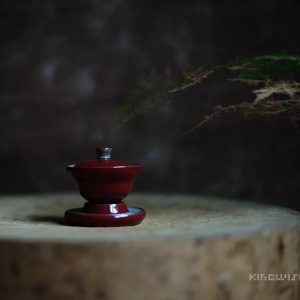 祭红小盖碗(展示)